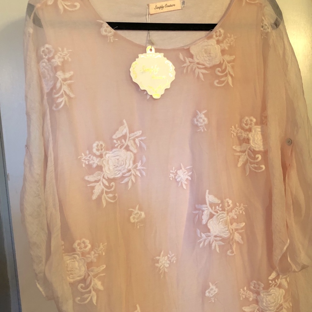 Simply Couture Soft Blush Blouse